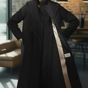 Elegant Black Long Coat